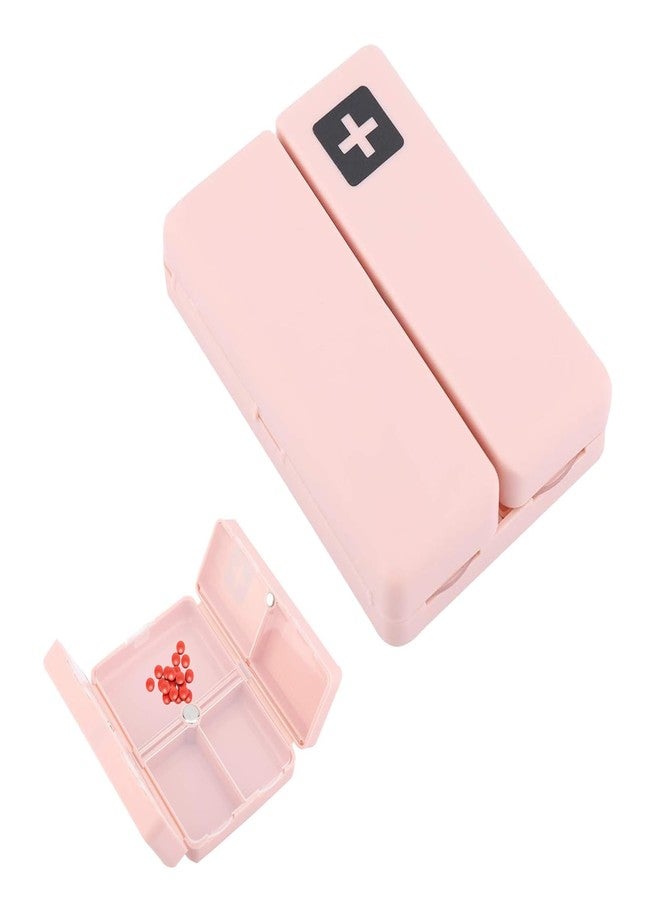 WenTigDY Travel Pill Case for Purse, 7 Compartments Portable Travel Pill Box, Pill Organizer with Unique Magnetic Design Portable Pill Organizer Portables Pocket Pill Box Dispenser Pill Holders for Traveling - Image 1